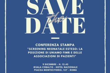 Conferenza Stampa. “Screening Neonatale Esteso: la posizione di UNIAMO FIMR  e delle Associazioni di Pazienti”