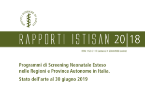 Screening neonatale esteso assicurato in tutta Italia: mancano solo i dati della Calabria