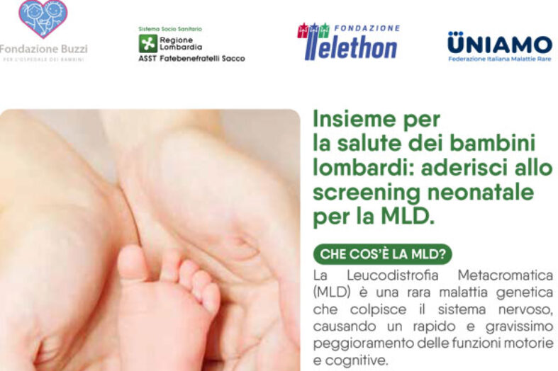 Screening neonatale per MLD: l’appello ai punti nascita lombardi per garantire diagnosi precoce e accesso alla terapia